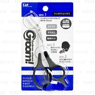 KAI - Groom Eyebrow Scissors With Comb