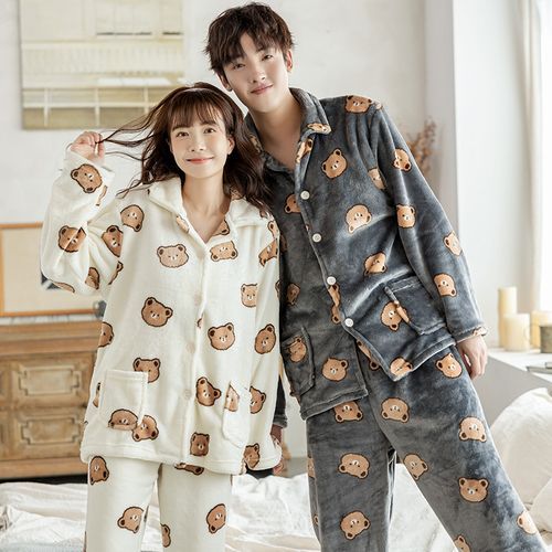 Dinosaur Hoodie Pajamas For Couples