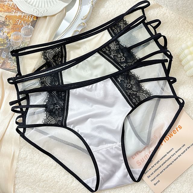 Pancherry-Lace Trim Panties