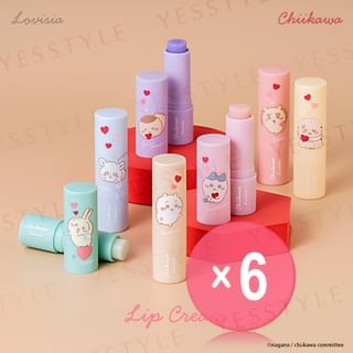 Lovisia - Chiikawa Heart Series Lip Cream (x6) (Bulk Box)
