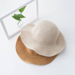 foldable straw sun hat