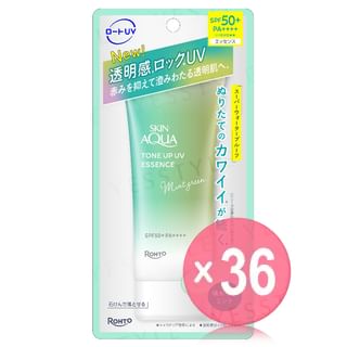 Rohto Mentholatum - Skin Aqua Tone Up UV Essence Mint Green SPF 50+ PA++++ (x36) (Bulk Box)