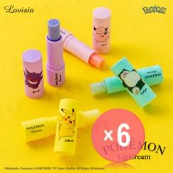 Lovisia - Pokemon Lip Cream (x6) (Bulk Box)