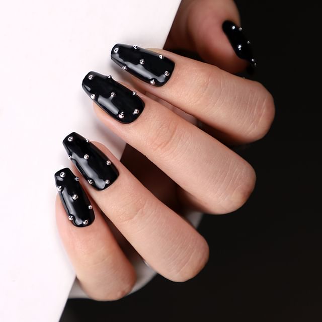 Candyvina-Metal Bead Press On Nail
