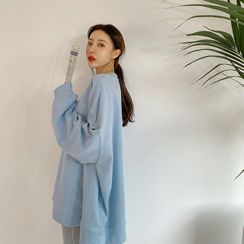 DABAGIRL - Oversized Pastel Cotton Sweatshirt DABAGIRL - Oversized Pastel Cotton Sweatshirt