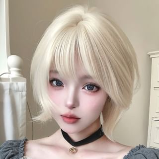 Jellyfish-Short Full Wig - Bob