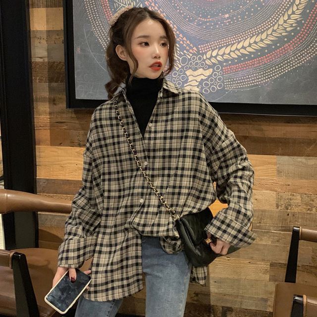 Sienne-Plaid Shirt