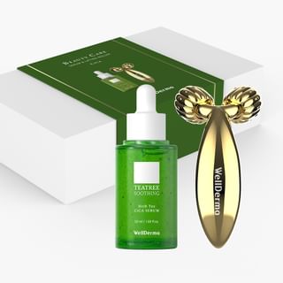 WellDerma - Beauty Care Serum & Lifting Roller Cica Set