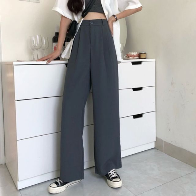 High-Waist Wide-Leg Pants