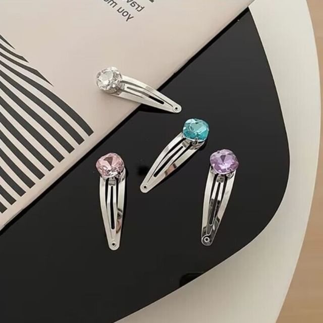 Chimerro-Rhinestone Snap Clip