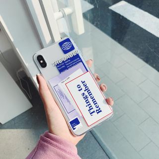 label print iphone case