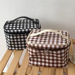 Michu - Plaid Makeup Bag Michu - Plaid Makeup Bag