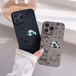 Bow Faux Leather Phone Case - iPhone 16 Pro Max / 16 Pro / 16 Plus / 16 / 15 Pro Max / 15 Pro / 15 Plus / 15 / 14 Pro Max / 14 Pro / 14 Plus / 14 / 13 Pro Max / 13 Pro / 13 / 13 Mini