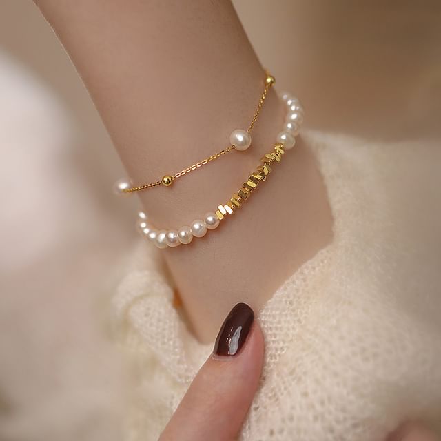 Gemsha-Beaded Bracelet