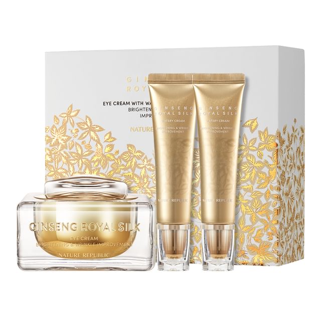 Nature Republic Ginseng Gold Silk Watery Cream 60ml & SAMPLE