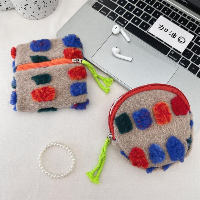 ZenlyHabit-Chenille Patch Fabric Pouch Various Designs