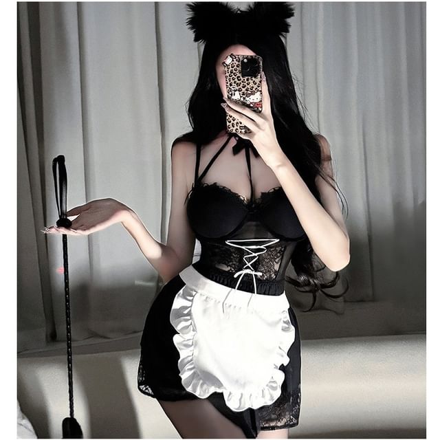 Hotty-Maid Lingerie Costume Set