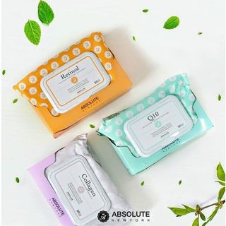 Absolute - Makeup Cleansing Tissue (3 Types) 50ct