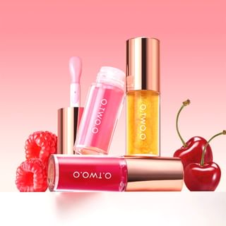 O.TWO.O - Plump Shiny Crystal Lip Gloss - 4 Colors