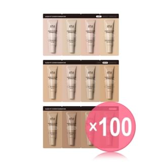 TFIT - Sleek Fit Cover Foundation Sachet Set - 3 Types (x100) (Bulk Box)