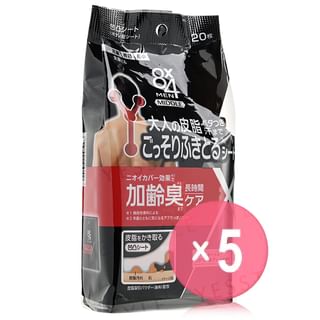 Kao - 8 x 4 Men Middle Body Sheet 5pcs Bundle Set