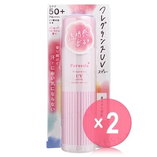 Naris Up - Parasola Fragrance UV Spray SPF 50+ PA++++ 2pcs Bundle Set