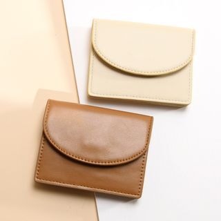 Hydrus - Egg Embroidered Faux Leather Wallet