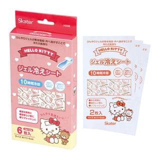 Skater - Sanrio Hello Kitty & Tiny Chum Cooling Gel Sheet 6 pcs