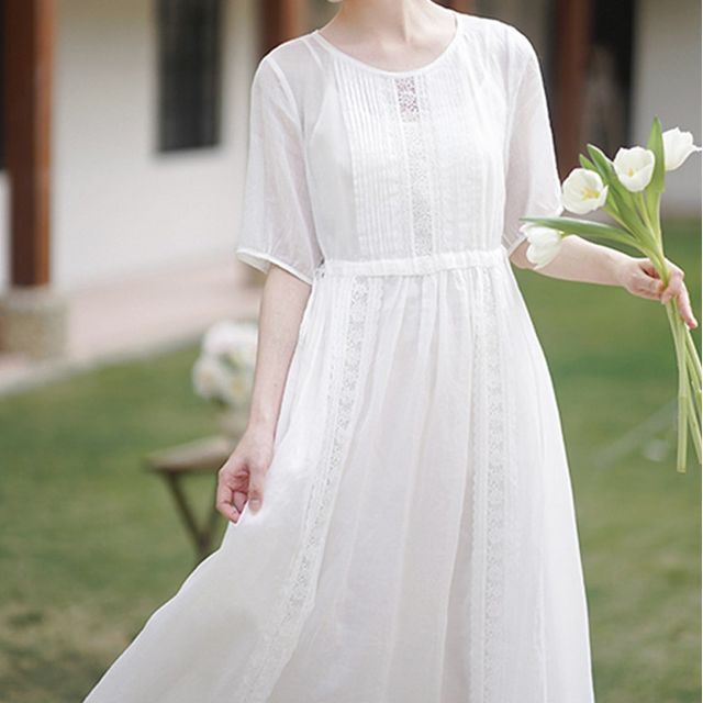 chinese dress ladies Lana Mini A-line Slip Dress – ifeelprettyboutique
