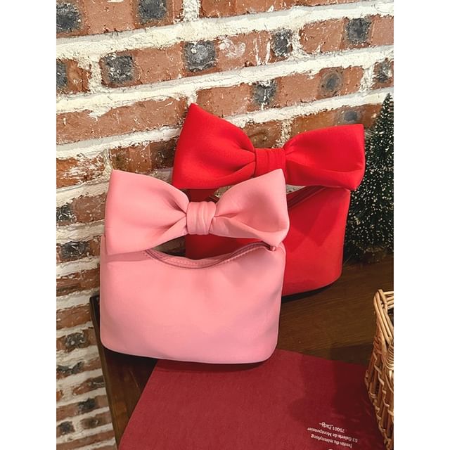 Bolso-Bowknot Top Handle Handbag