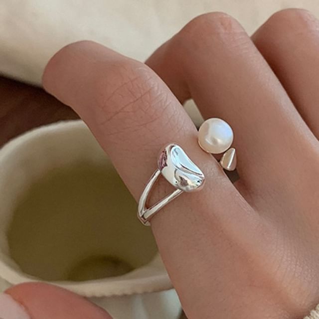 Kamuel-Faux Pearl Ring