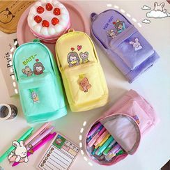 Eranso - Cartoon Print Canvas Pencil Case Eranso - Cartoon Print Canvas Pencil Case
