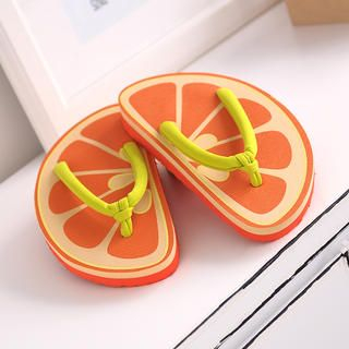 fruit flip flops