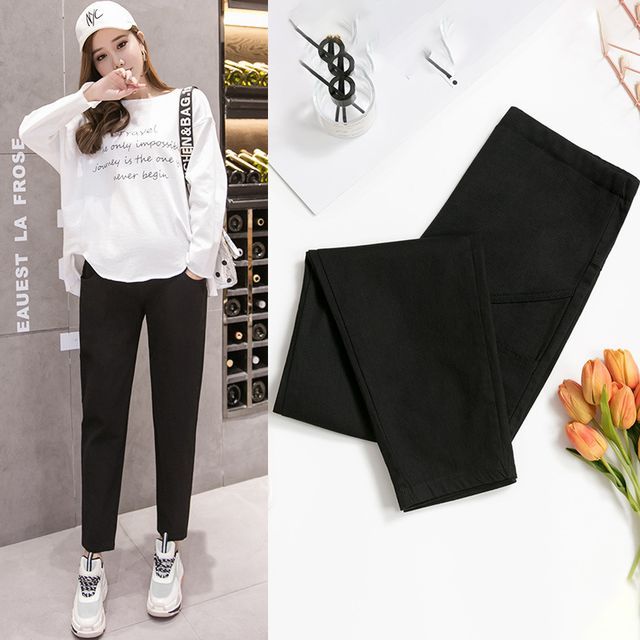 Rosy Street-Maternity Slim Fit Pants
