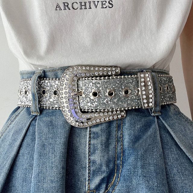 Lunashore-Faux Leather Belt