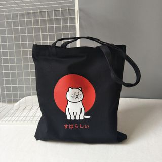 cat canvas bag