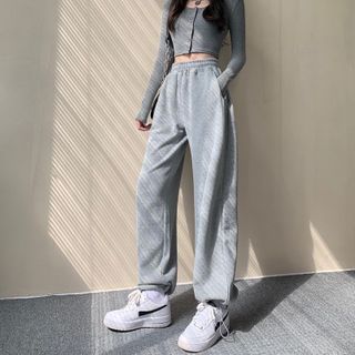 drawstring cuff sweatpants