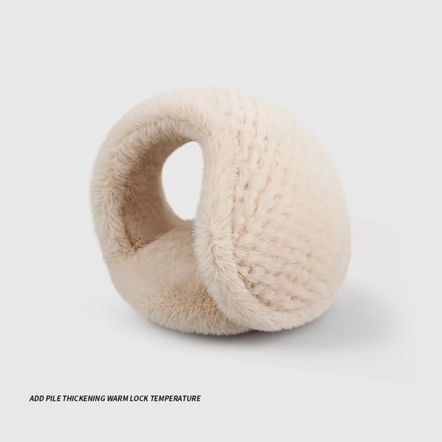 Rita Zita-Plain Fluffy Earmuffs
