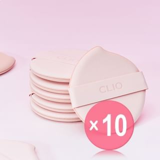 CLIO - Kill Cover Mesh Glow Essential Cushion Puff 10pcs Bundle Set