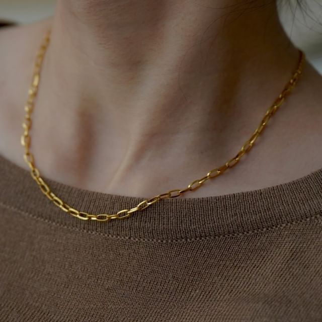 Betsuno-Stainless Steel Choker