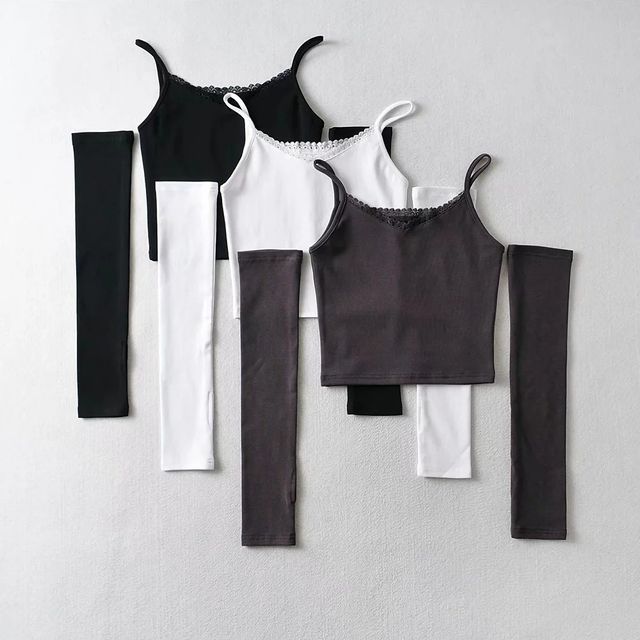 lace upper arm sleeves