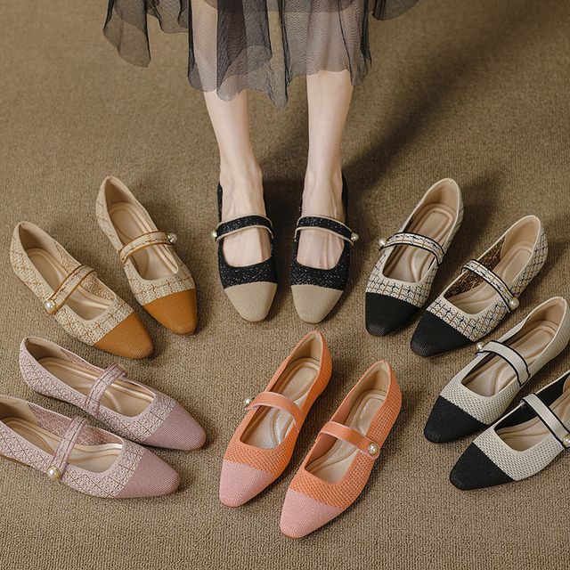FRAISO-Cap Toe Mary Jane Shoes