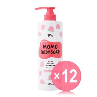 Cosme Station - P's Momo Body Soap (x12) (Bulk Box)