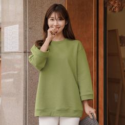 CLICK - Wide-Sleeve Loose-Fit Pullover CLICK - Wide-Sleeve Loose-Fit Pullover