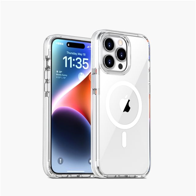 fairliea-MagSafe Transparent Phone Case - iPhone 15