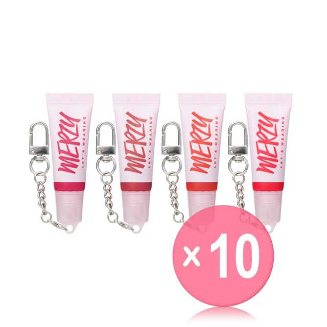 MERZY-Lets Wearing Blur Tint Key Ring - 4 Colors 10pcs Bundle Set