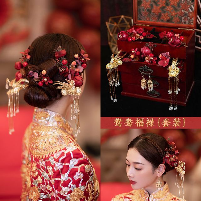 Chinese wedding hairstyles on Pinterest