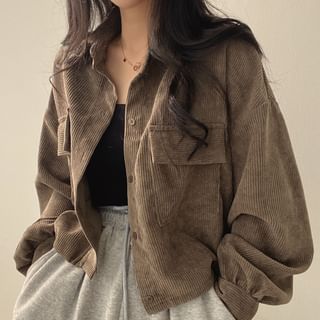 Shopherd Corduroy Crop Shirt Jacket Sale