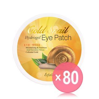 esfolio - Gold Snail Hydrogel Eye Patch 60pcs (x80) (Bulk Box)