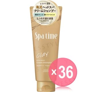 Kose - Spa Time Clay Cream Shampoo Rich Moist (x36) (Bulk Box)